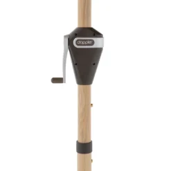 Doppler Alu-Wood Ultra Mittelstockschirm 210x140cm Greige -Dopptler Geschaft doppler alu wood ultra balkonschirm 210x140cm 1355786 5