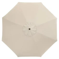 Doppler Alu-Wood Ultra Marktschirm Ø350cm Aluminium/Holzoptik Natur -Dopptler Geschaft doppler alu wood ultra marktschirm durchm350cm aluminium holzoptik 1350451 4