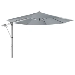 Doppler Expert Ampelschirm Ø350 Axial Schwenkbar Hellgrau