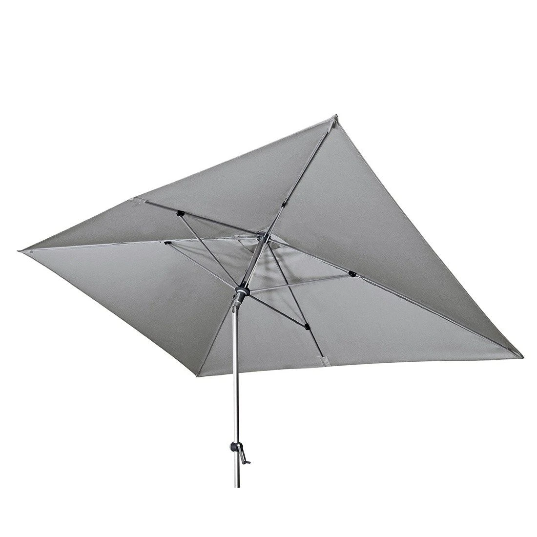 Doppler Expert Sonnenschirm 300x200cm Mit Kurbel Hellgrau 4 Doppler Expert Sonnenschirm 300x200cm Mit Kurbel Hellgrau – Bild 4