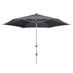 Doppler Expert Sonnenschirm Ø280cm Mit Kurbel Anthrazit -Dopptler Geschaft doppler expert sonnenschirm o280cm mit kurbel 44227 1