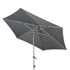 Doppler Expert Sonnenschirm Ø280cm Mit Kurbel Anthrazit -Dopptler Geschaft doppler expert sonnenschirm o280cm mit kurbel 44227 2