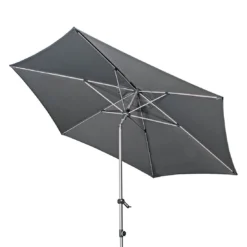 Doppler Expert Sonnenschirm Ø320cm Mit Kurbel Anthrazit -Dopptler Geschaft doppler expert sonnenschirm o320cm mit kurbel 44224 2