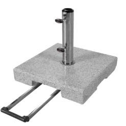Doppler Active Granitsockel 40 Kg - Trolley Mit Griff Hellgrau -Dopptler Geschaft doppler promo granitsockel 40 kg trolley mit griff 3