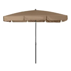 Doppler Sunline Waterproof Mittelstockschirm 225x120cm Anthrazit/Grau-Braun