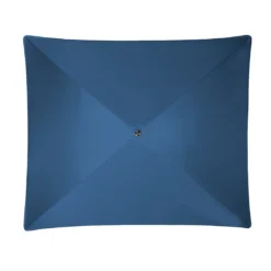 Doppler Sunline Waterproof Mittelstockschirm 230x190cm Anthrazit/Blau -Dopptler Geschaft doppler sunline waterproof balkonschirm 230x190cm m volant anthrazit blau 1300808 3