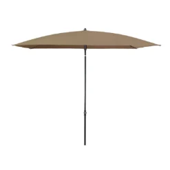 Doppler Sunline Waterproof Mittelstockschirm 230x190cm Anthrazit/Grau-Braun