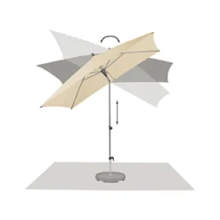 Glatz Alu Smart Easy Mittelstockschirm Ø220cm Eggshell 9 Glatz Alu Smart Easy Mittelstockschirm Ø220cm Eggshell -Dopptler Geschaft glatz alu smart easy stockschirm o220cm 150 natur 4