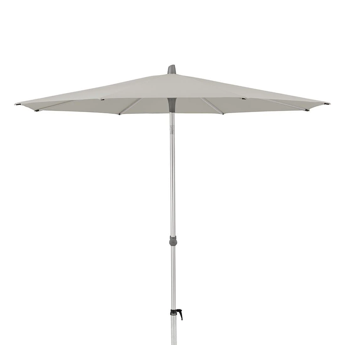 Glatz Alu Smart Easy Mittelstockschirm Ø250cm Ash 2 Glatz Alu Smart Easy Mittelstockschirm Ø250cm Ash – Bild 2