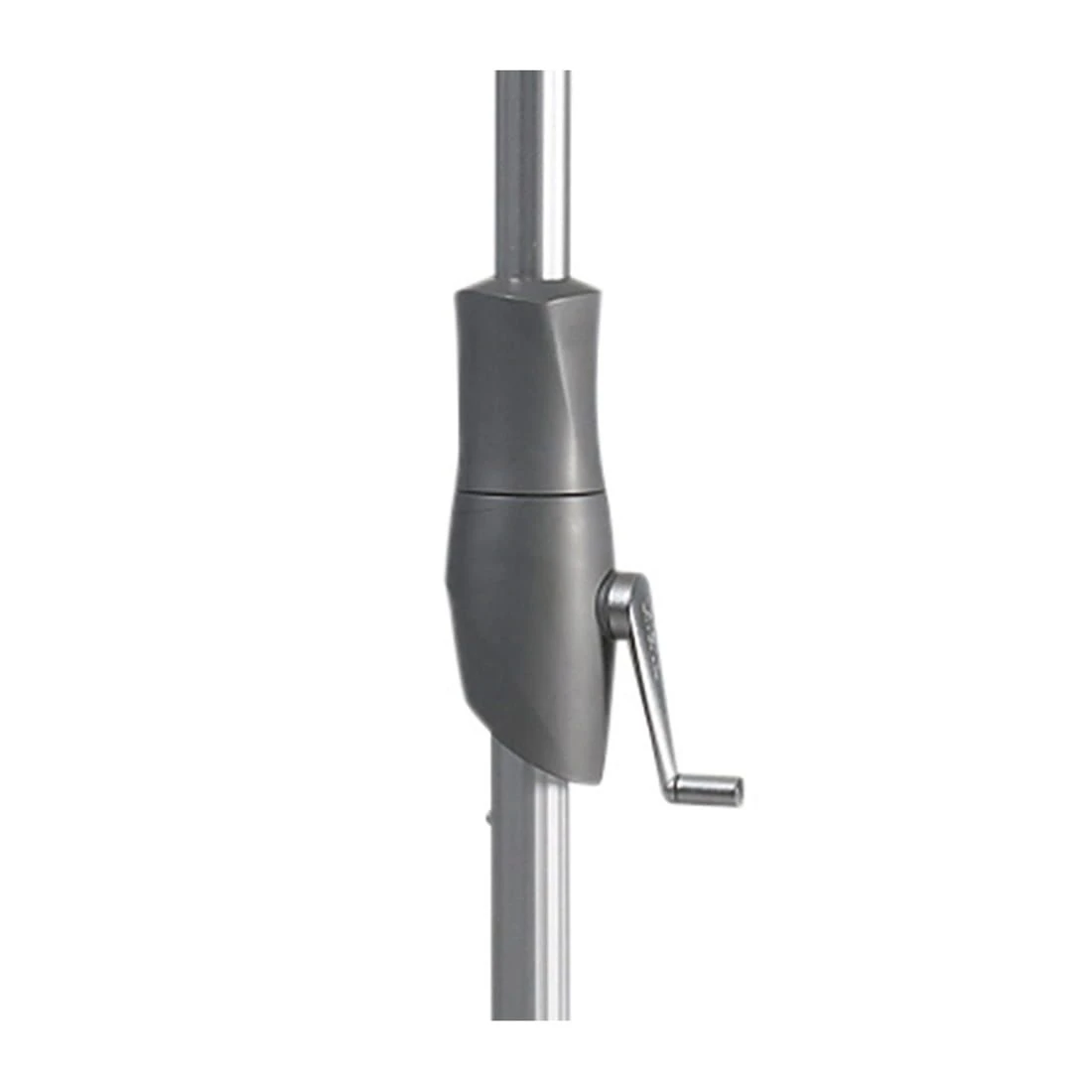 Glatz Alu Twist Stockschirm Ø300 Cm Stone Grey 6 Glatz Alu Twist Stockschirm Ø300 Cm Stone Grey – Bild 6