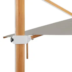 Glatz Aura Ampelschirm 400x400 Cm Urban Clay -Dopptler Geschaft glatz aura ampelschirm 400x400cm alu eukalyptus 3