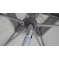 Kettler Easy Allround Stockschirm Ø270cm Aluminium/Polyester Silber/Charcoal -Dopptler Geschaft kettler easy allround stockschirm o270cm aluminium polyest silber charcoal 1289995 2