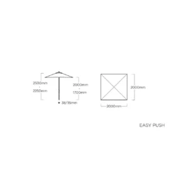 Kettler Easy Push Stockschirm 200x200cm Aluminium/Polyester Anthrazit/Hellgrau Meliert 11 Kettler Easy Push Stockschirm 200x200cm Aluminium/Polyester Anthrazit/Hellgrau Meliert -Dopptler Geschaft kettler easy push stockschirm 200x200cm aluminium polyeste anthrazit hellgrau meliert 1306418 5