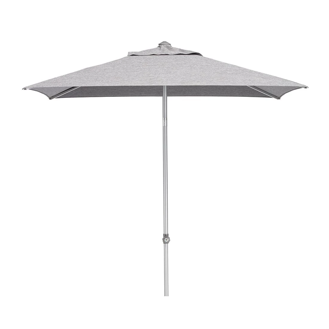 Kettler Easy Push Stockschirm 210x150cm Aluminium/Polyester Silber/Charcoal 2 Kettler Easy Push Stockschirm 210x150cm Aluminium/Polyester Silber/Charcoal – Bild 2