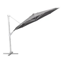 Kettler Easy Swing Ampelschirm Ø350 Cm Aluminium/Polyester Silber/Charcoal