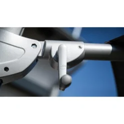 Kettler Easy Turn Ampelschirm Ø330cm Aluminium/Polyester Silber/Hellgrau Meliert -Dopptler Geschaft kettler easy turn ampelschirm o330cm aluminium polyester silber hellgrau meliert 1306704 4