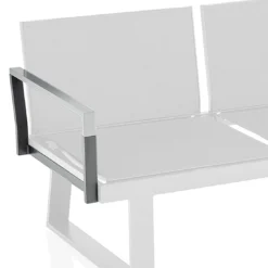 Kettler Rasmus Modular Armlehne Links Aluminium Anthrazit/Graphit