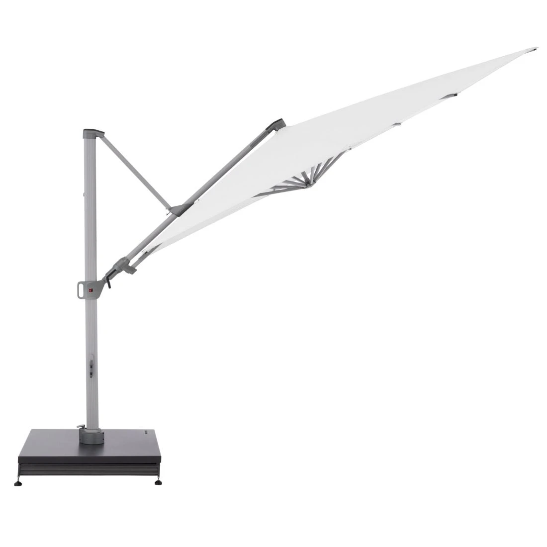 Knirps Pendelschirm 320x320cm Axial Schwenkbar Weiß 2 Knirps Pendelschirm 320x320cm Axial Schwenkbar Weiß – Bild 2