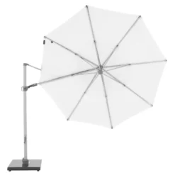 Knirps Pendelschirm Premium Ø340cm Rund Weiß -Dopptler Geschaft knirps pendelschirm o340cm axial schwenkbar weiss 1190621 4