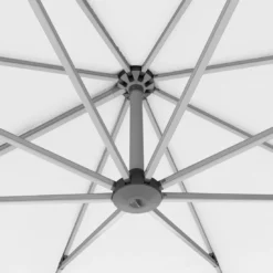 Knirps Pendelschirm Premium Ø340cm Rund Weiß -Dopptler Geschaft knirps pendelschirm o340cm axial schwenkbar weiss 1190621 5