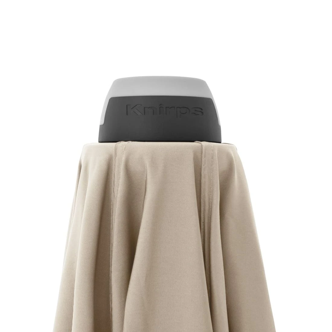 Knirps Silver Mittelstockschirm 230x150cm Mit Kurbel Natur 5 Knirps Silver Mittelstockschirm 230x150cm Mit Kurbel Natur – Bild 5