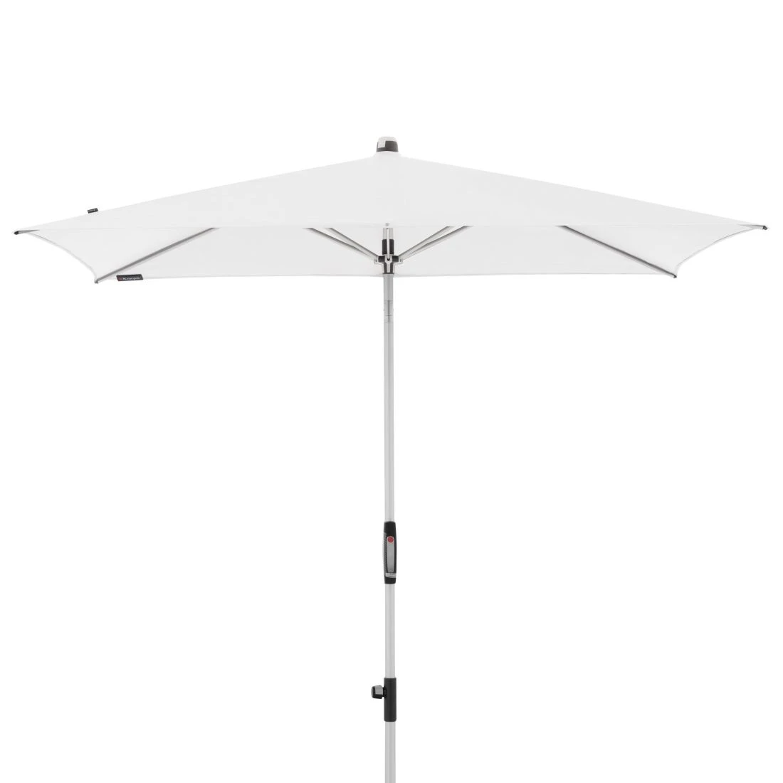 Knirps Silver Mittelstockschirm 230x150cm Mit Kurbel Weiß 1 Knirps Silver Mittelstockschirm 230x150cm Mit Kurbel Weiß