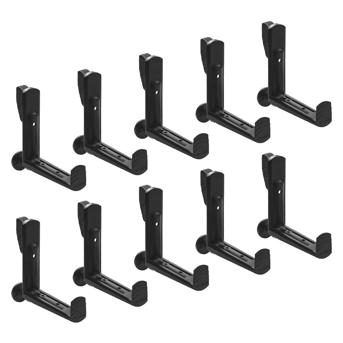 Lechuza Balconera Balkonkastenhalter 10 Stk. Kunststoff Schwarz 1 Lechuza Balconera Balkonkastenhalter 10 Stk. Kunststoff Schwarz