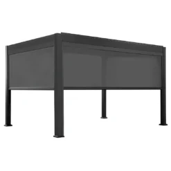 OUTLIV. Bio Santorini Gartenpergola 300x400cm Mit Seitenteile Aluminium Anthrazit -Dopptler Geschaft outliv bio santorini pergola 300x400cm mit seitenteile aluminium 1448527 3