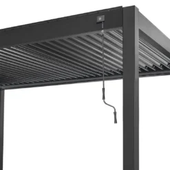 OUTLIV. Bio Santorini Gartenpergola 300x400cm Mit Seitenteile Aluminium Anthrazit -Dopptler Geschaft outliv bio santorini pergola 300x400cm mit seitenteile aluminium 1448527 4