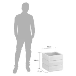 OUTLIV. Flora Pflanzgefäß 40x41x39cm Wildeiche 12 OUTLIV. Flora Pflanzgefäß 40x41x39cm Wildeiche -Dopptler Geschaft outliv by detlef steves flora pflanzgefaess 40x41x39cm wildeiche 1354081 5 1