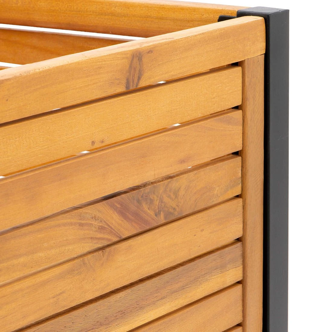 OUTLIV. Bern Hochbeet 90x45x90cm Stahl/Akazie Schwarz/Natur 9 OUTLIV. Bern Hochbeet 90x45x90cm Stahl/Akazie Schwarz/Natur – Bild 9