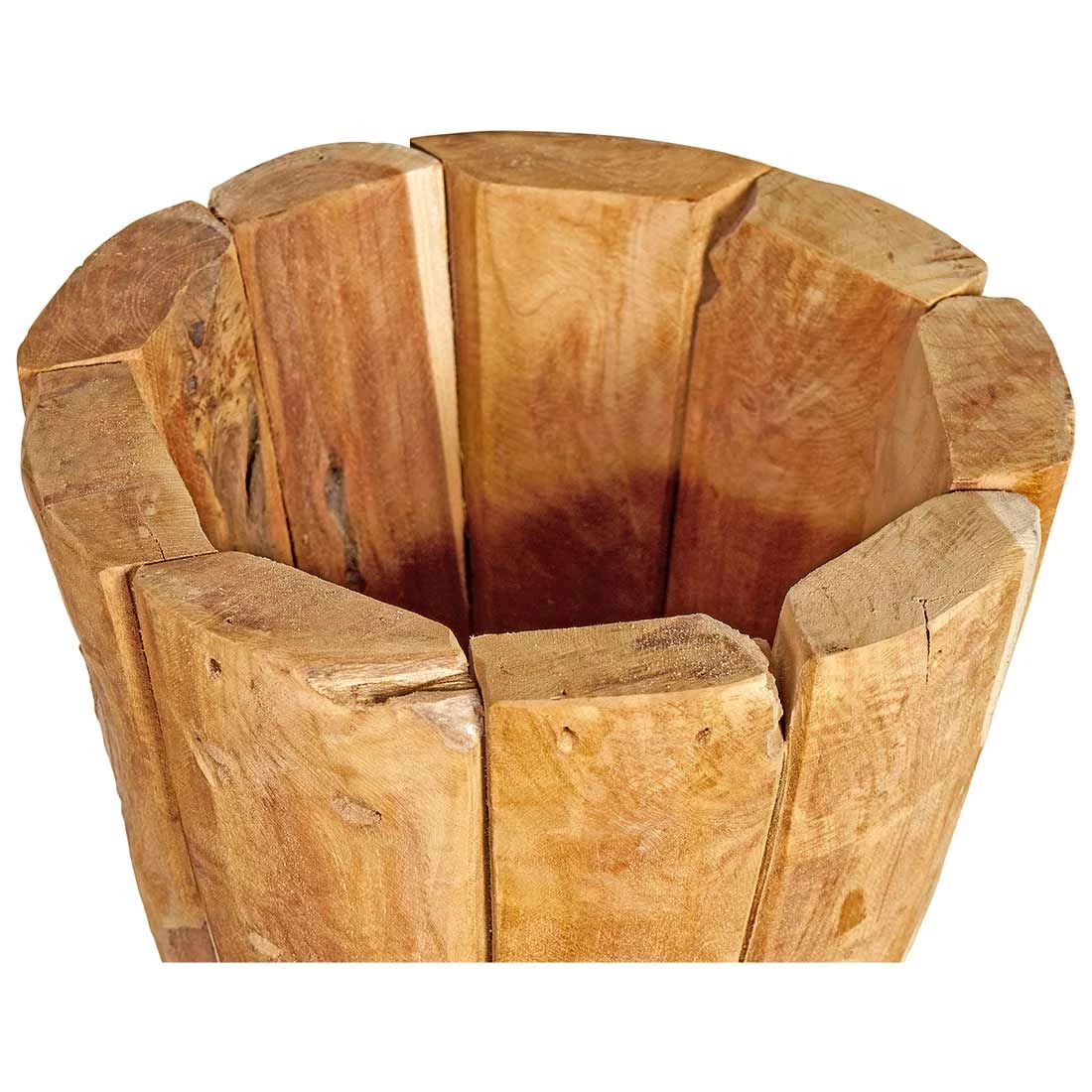 OUTLIV. Neptune Pflanztopf Teak Wurzel Natur 2 OUTLIV. Neptune Pflanztopf Teak Wurzel Natur – Bild 2