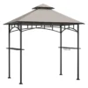 OUTLIV. Gartenpavillon 152x244cm Stahl/Stoff Schwarz/Grau