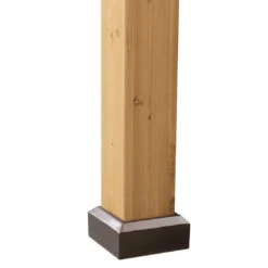 OUTLIV. Pavillon 335x335 Cm Zedernholz/Stahl Braun -Dopptler Geschaft outliv pavillon 335x335 cm zedernholz stahl 1422226 8