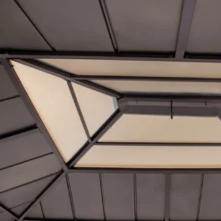 OUTLIV. Gartenpavillon Zedernholz/Stahl Braun -Dopptler Geschaft outliv pavillon 393x335 cm zedernholz stahl 1422204 4