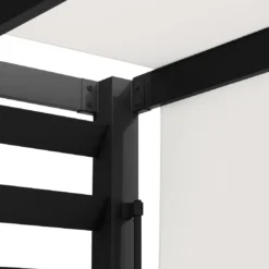 OUTLIV. Gartenpergola 305x366cm Stahl/Stoff Schwarz/Weiß -Dopptler Geschaft outliv pergola 305x366cm stahl stoff 1396607 7