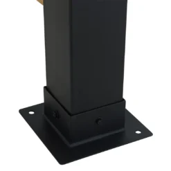 OUTLIV. Gartenpergola 313x191 Cm Zedernholz/Stahl Schwarz/Natur -Dopptler Geschaft outliv pergola 313x191 cm zedernholz stahl 1422237 5