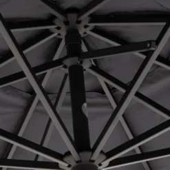 OUTLIV. Florenz Sonnenschirm Ø340cm Anthrazit -Dopptler Geschaft outliv sonnenschirm florenz alu teleskop o340 anthrazit 1281008 7