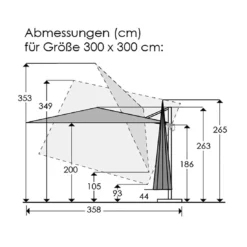 Schneider® Schneider Rhodos Twist Ampelschirm 300x300cm Natur 12 Schneider® Schneider Rhodos Twist Ampelschirm 300x300cm Natur -Dopptler Geschaft schneider rhodos twist ampelschirm 300x300cm natur 1266763 3