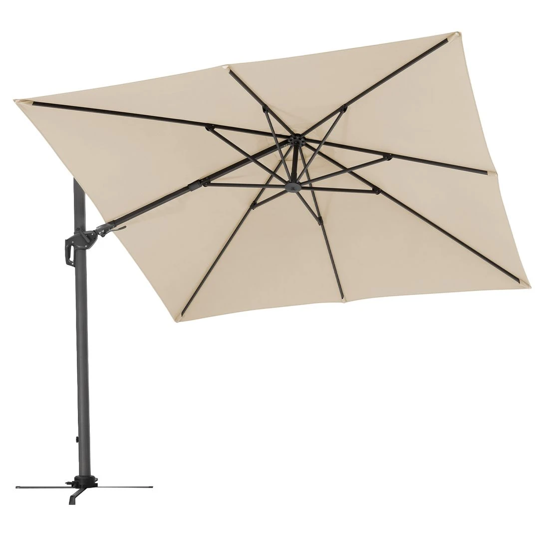 Schneider® Schneider Rhodos Twist Ampelschirm 300x300cm Natur 7 Schneider® Schneider Rhodos Twist Ampelschirm 300x300cm Natur – Bild 7