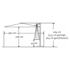 Schneider® Schneider Rhodos Twist-Woody Ampelschirm 300x300cm Natur -Dopptler Geschaft schneider rhodos twist woody ampelschirm 300x300cm 1357095 3