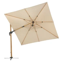 Schneider® Schneider Rhodos Twist-Woody Ampelschirm 300x300cm Natur -Dopptler Geschaft schneider rhodos twist woody ampelschirm 300x300cm 1357095 5