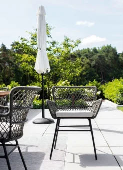 Schöner Wohnen Bonaire Schirmständer Ø50cm Aluminium/Beton Schwarz -Dopptler Geschaft schoener wohnen bonaire schirmstaender durchm50cm aluminium beton 1470604 3