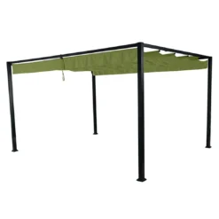 Siena Garden Sky Gartenpergola 400x300cm Aluminium/Polypropylen Anthrazit/Kiwigrün