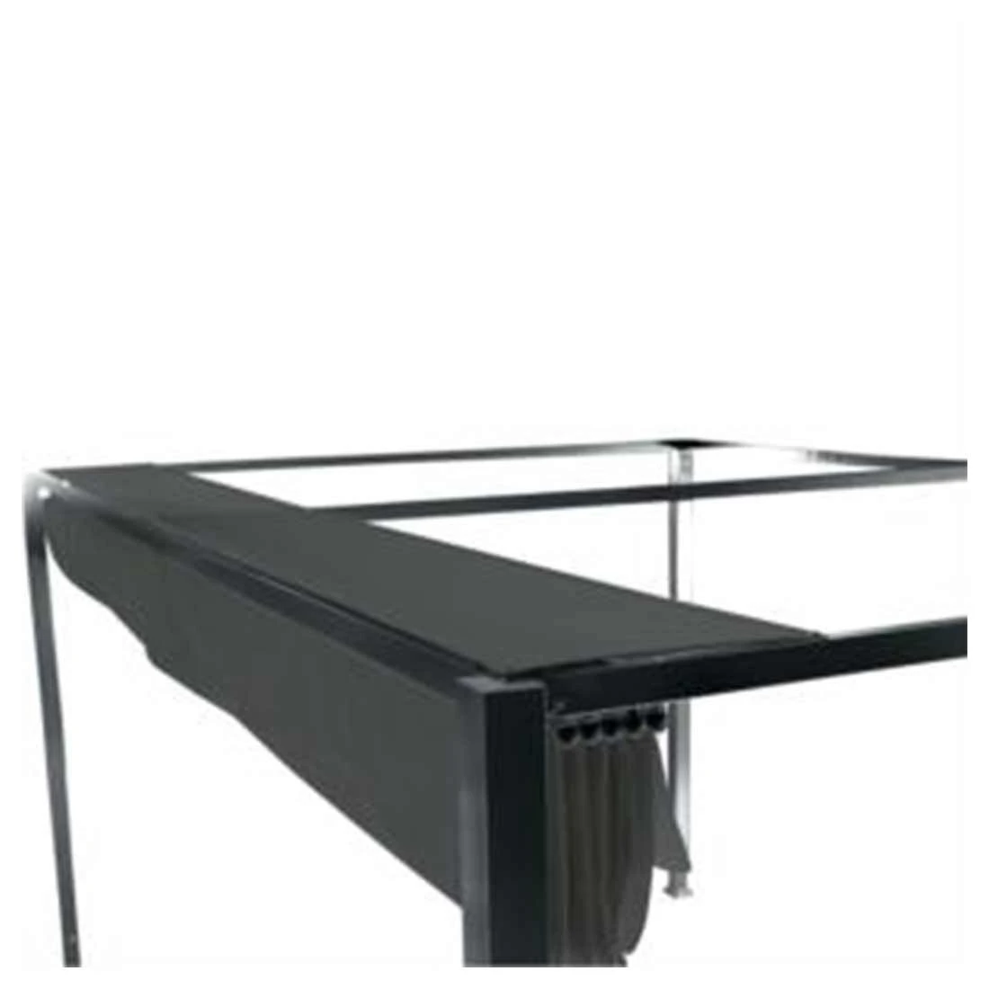 Siena Garden Sky Gartenpergola 400x300cm Aluminium/Polypropylen Anthrazit/Dunkelgrau 5 Siena Garden Sky Gartenpergola 400x300cm Aluminium/Polypropylen Anthrazit/Dunkelgrau – Bild 5