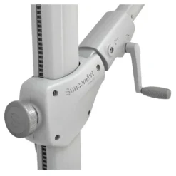 Suncomfort Varioflex Ampelschirm Solar/LED 300x300cm Ecru -Dopptler Geschaft suncomfort varioflex ampelschirm solar led 300x300cm 1355863 7