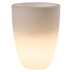 VON HASTEDT Pro Curvy Pot M PLUS SMART Pflanzkübel H51cm Ø39cm LED Weiß -Dopptler Geschaft von hastedt pro curvy pot m plus smart pflanzkubel 39 cm weiss 1325778 3